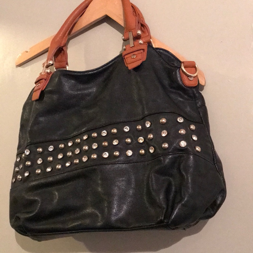 Black & Brown Statement Tote